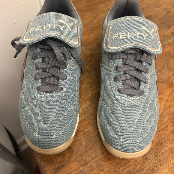 NEW Puma x Fenty x Smurfs Denim Blue Sneakers - Picture 2 of 5